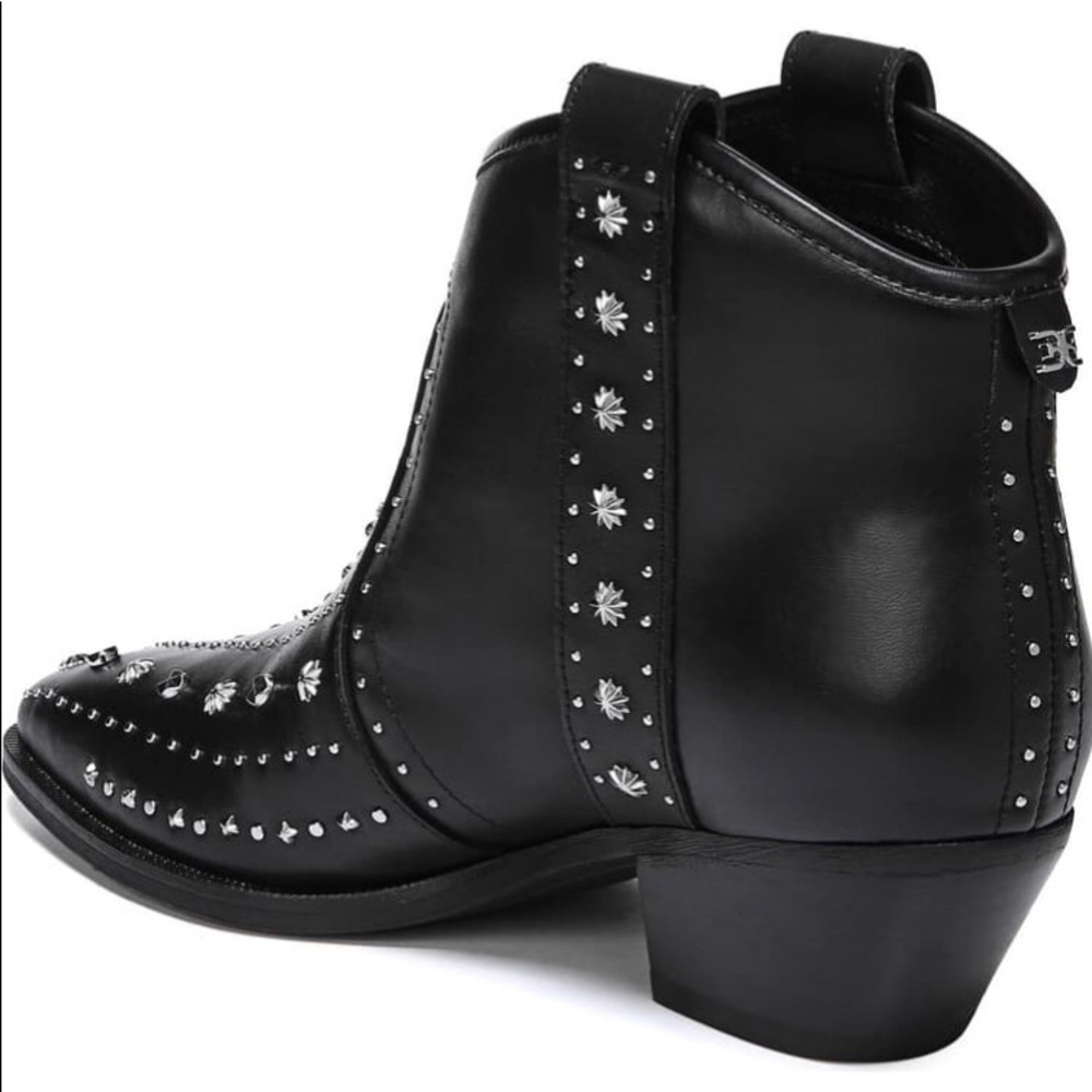 ❤️SOLD❤️ Sam Edelman Brian western ankle boot bootie stud - Picture 3 of 7